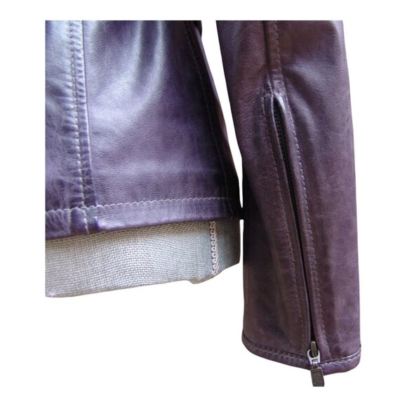 Belstaff Leather Farley Jacket Blouson Racing Size 42 Made in Italy - Picture 4 of 12